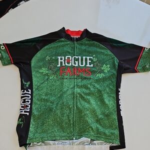 Rogue Farms Green Cycling Jersey